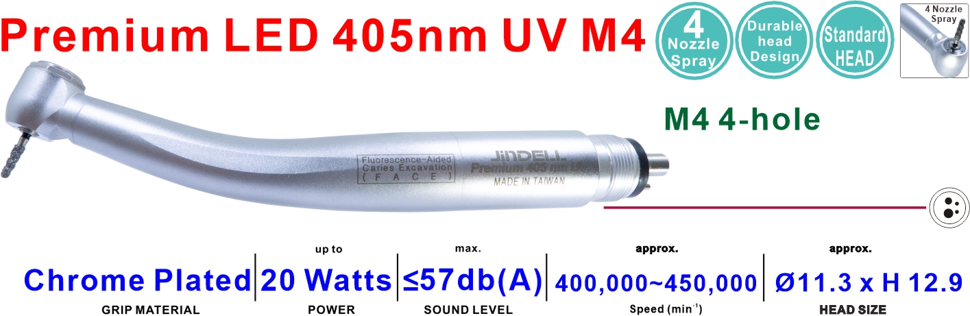 Premium LED 405nm UV M4