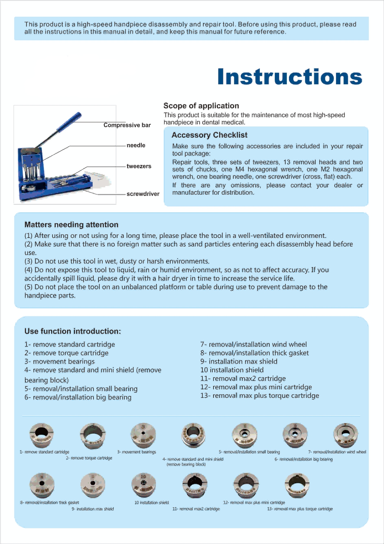 Handpiece Repair Station-1