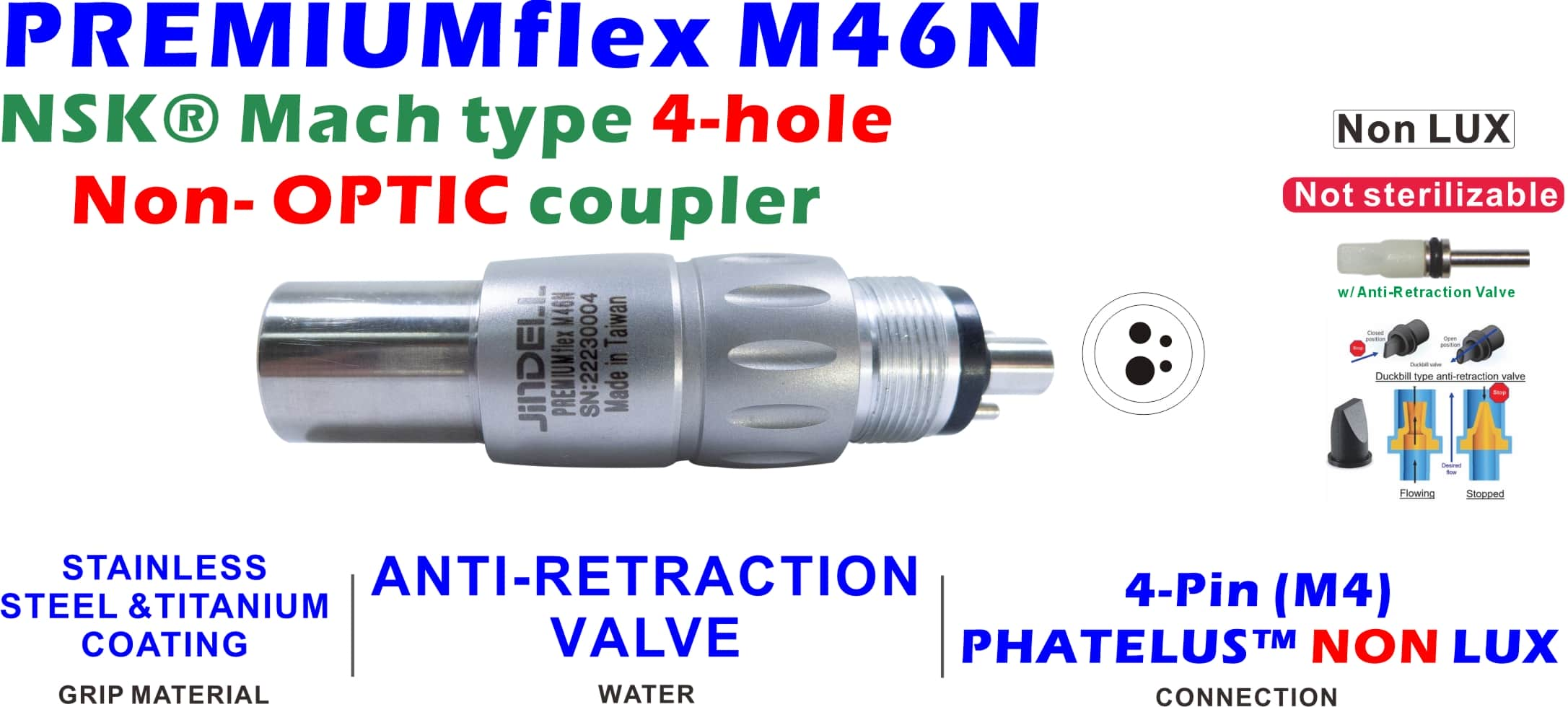 PREMIUMflex M46N-NON LUX COUPLER