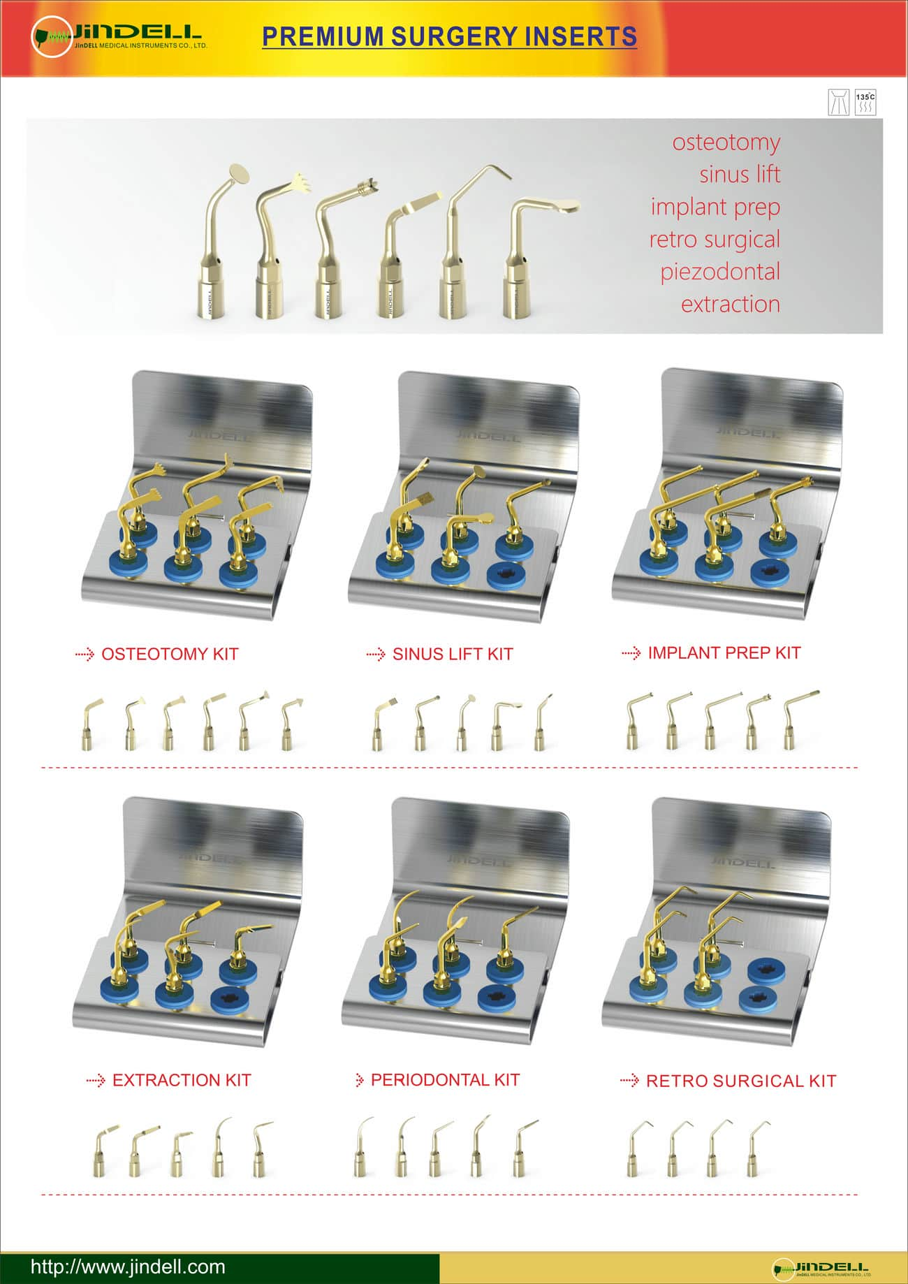 JinDELL Premium Surgery Inserts