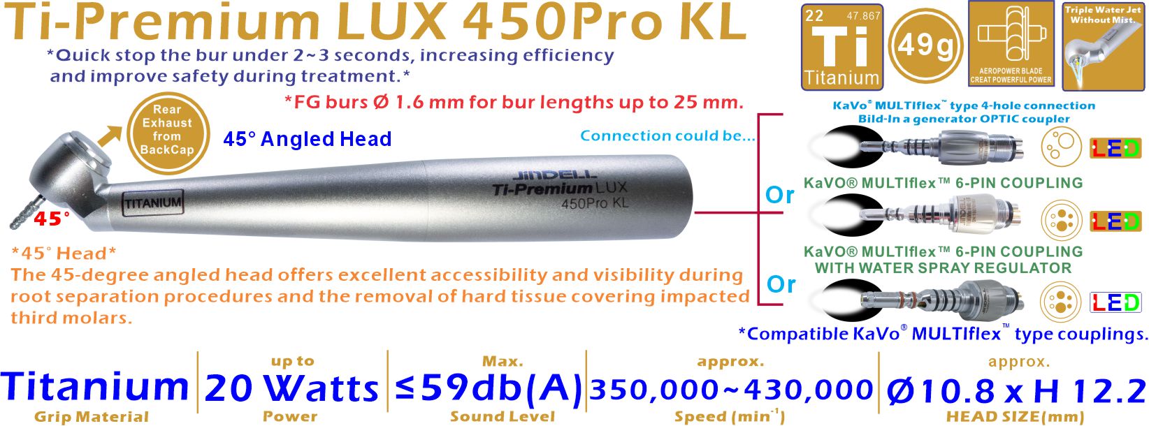 Ti-Premium LUX 450Pro KL Detail